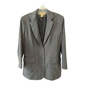 Jones New York Country Women’s 10P Wool Herringbone Blazer